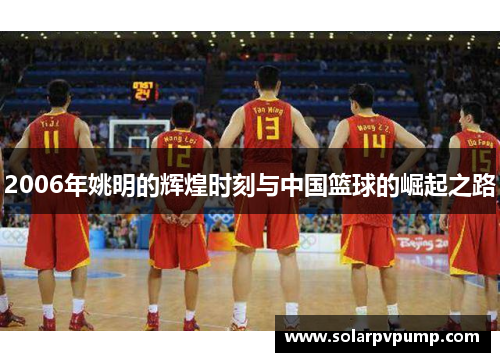 2006年姚明的辉煌时刻与中国篮球的崛起之路